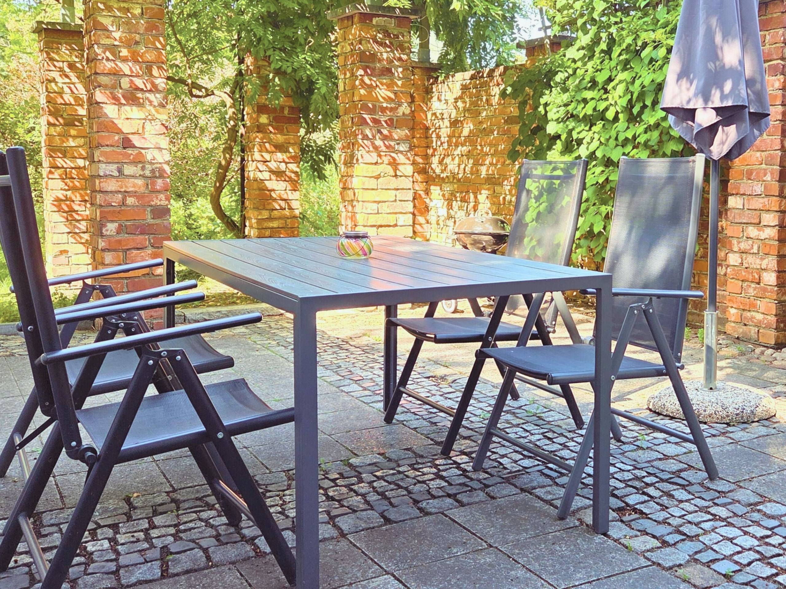 Ferienwohnung Senftenberg Terasse
